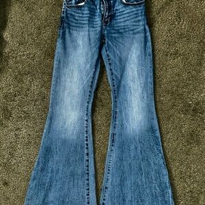 KanCan Blue Denim Flare Jeans